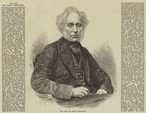The late Sir David Brewster