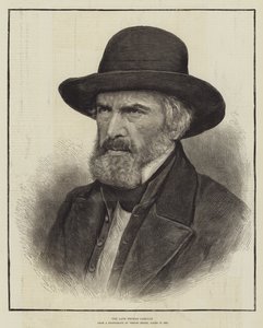 The late Thomas Carlyle by English School