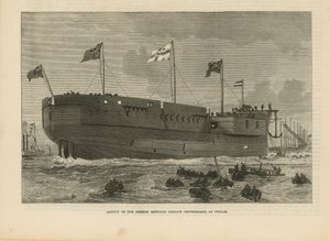 The Launch of the German Ironclad Frigate Deutschland by English School
