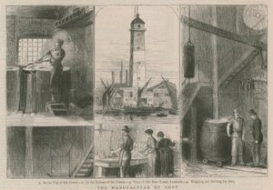 The Manufacture of Shot; View of the Old Shot Tower, Lambeth by English School
