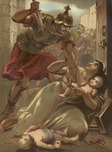 The Massacre of the Children at Bethlehem by English School