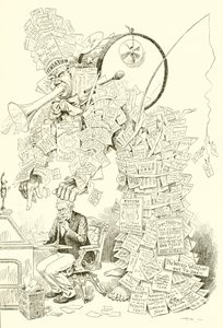 The modern editor and his master by English School