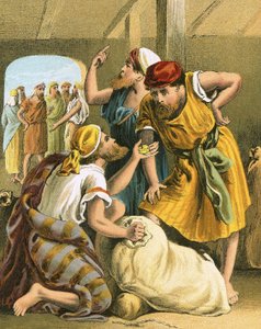 The money found in the mouth of the sack by English School