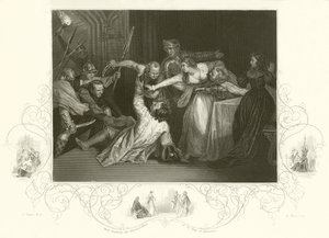 The Murder of David Rizzio by English School