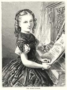 The music-lesson by English School