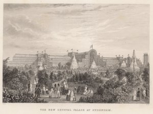 The New Crystal Palace at Sydenham by English School
