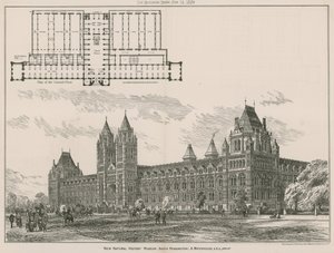 The New Natural History Museum, South Kensington, London by English School