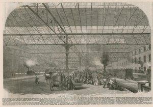 The new Victoria Railway Station at Pimlico, London by English School