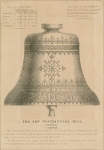 The new Westminster Bell (Big Ben)