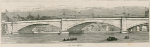 The new bridge over the River Thames at Putney by English School