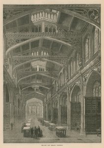 The new city library, Guildhall, London by English School
