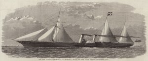 The new clipper steamship Ly-ee-moon, built for the opium trade by English School