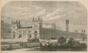 The new high-level station at the Crystal Palace by English School