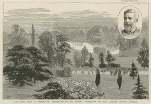 The new park at Highgate presented by Sir Sydney Waterlow