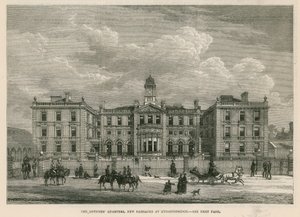 The officers quarters at the new cavalry barracks at Knightsbridge