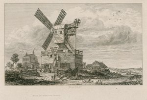 The old mill on Wimbledon Common by English School