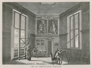 The old observing room, Greenwich by English School