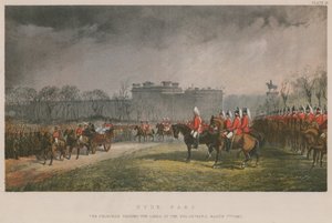 The Princess Passing the Lines of Volunteers, 7 March 1863