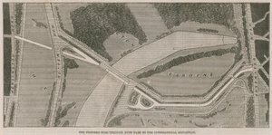 The proposed road through Hyde Park to the International Exhibition
