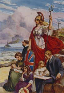 The Proud Bulwarks of Britannia by English School