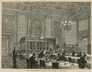 The Refreshment Room at the House of Commons by English School