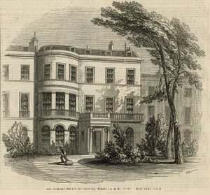 The Residence of Sir Robert Peel by English School