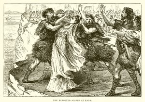 The revolted slaves at Enna by English School
