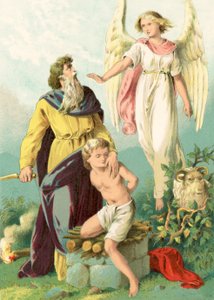 The Sacrifice of Isaac by English School