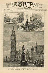 The Second Anniversary of the Death of Lord Beaconsfield by English School