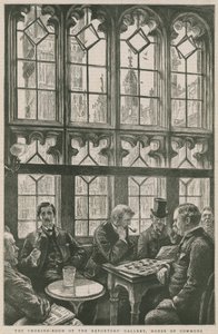 The Smoking Room of the Reporters Gallery, House of Commons by English School