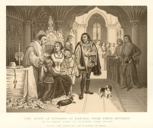 The Sons of Edward IV Parted from Their Mother