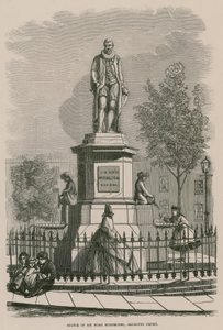 The statue of Sir Hugh Myddleton at Islington Green