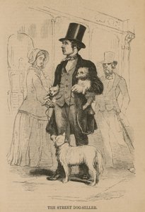 The Street Dog-Seller by English School