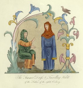 The Summer Dress and Travelling Costume of the Ladies of the 8th Century