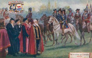 The Surrender of Oxford, 1646 by English School