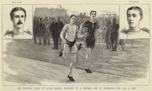 The Ten-Mile Race at Lillie Bridge by English School