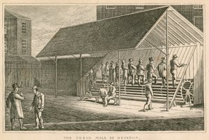 The Treadmill at Brixton Prison by English School
