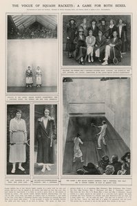 The Vogue of Squash Rackets: A Game for Both Sexes by English School
