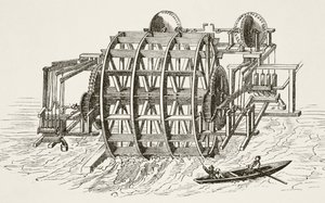 The water-works of London Bridge, first erected in 1582