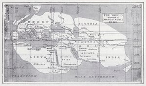 The world according to Eratosthenes, BC 220