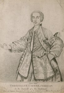 Theophilis Cibber, Comedian