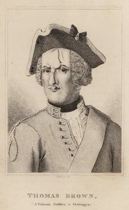 Thomas Brown, A Valiant Soldier at Dettingen by English School