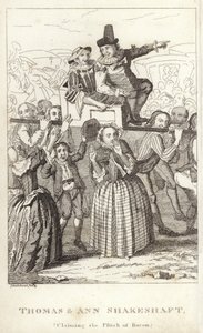 Thomas and Ann Shakeshaft, Claiming the Flitch of Bacon by English School