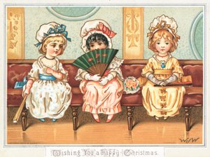 Three Girls Waiting by English School