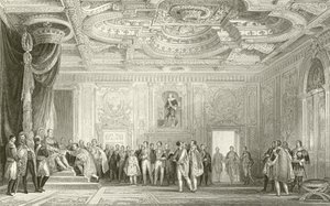 Throne Room, Fontainebleau by English School