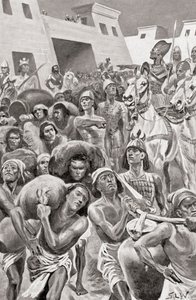 Thutmose III at the head of his army, from Hutchinson