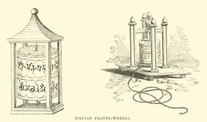 Tibetan Prayer-Wheels by English School