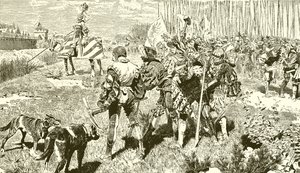 Tilly asks for the surrender of Magdeburg by English School
