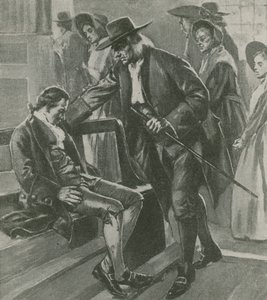 Tired and Hungry, Benjamin Franklin Falls Asleep in a Quaker Meeting House