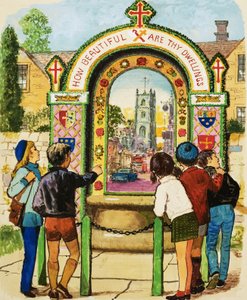Tissington Well by English School